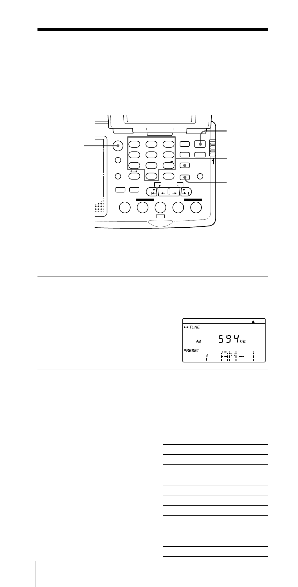 Sintonização pré-programada, Sintonização my-memory (sintonização, Os modos de sintonização (continuação) | Carregue em power on/off para ligar o rádio, Sintonize a estação que quer programar, Ouvir rádio, Teclas numéricas, Power on/off fm/am enter | Sony ICF-SW07 User Manual | Page 122 / 252