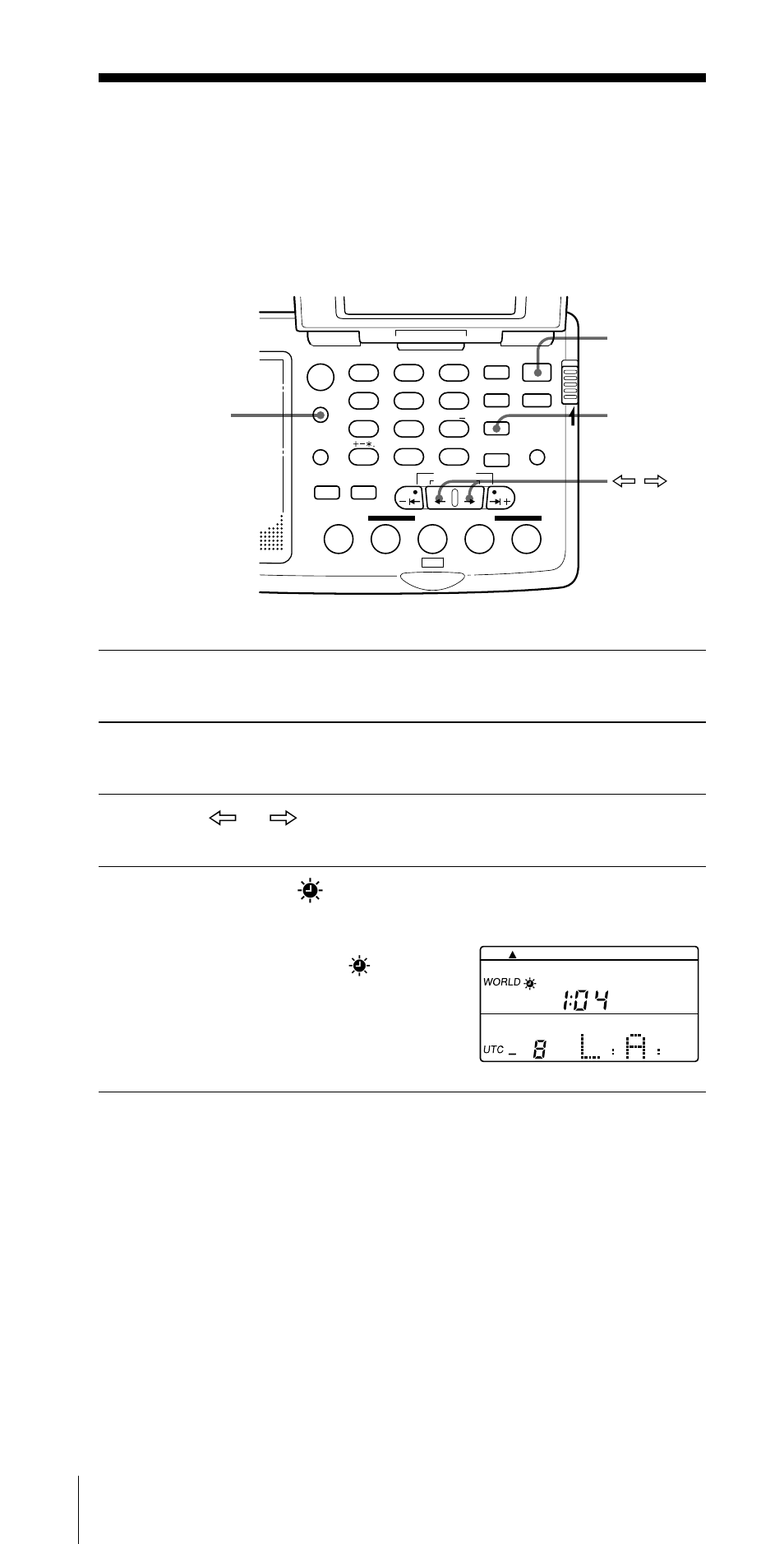 Ta reda på tiden för andra platser i världen, Världen, Ställa klockan (forts) | Förberedelser, Power on/off dst local/ world ¿ / ч | Sony ICF-SW07 User Manual | Page 164 / 252