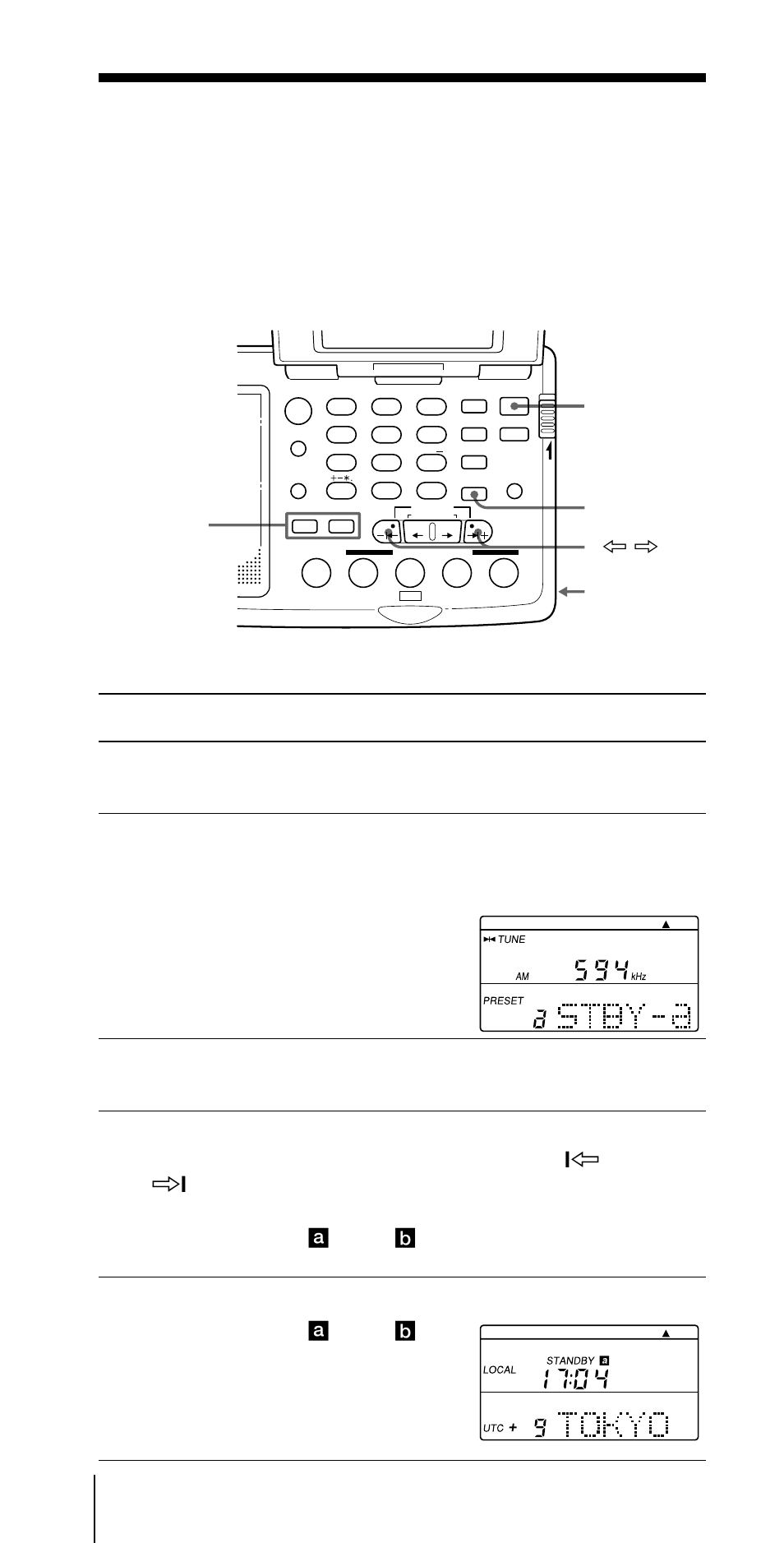 Använda timern, Ställ in kanalen som du vill lagra, Stäng av radion genom att trycka på power on/ off | Andra funktioner | Sony ICF-SW07 User Manual | Page 188 / 252