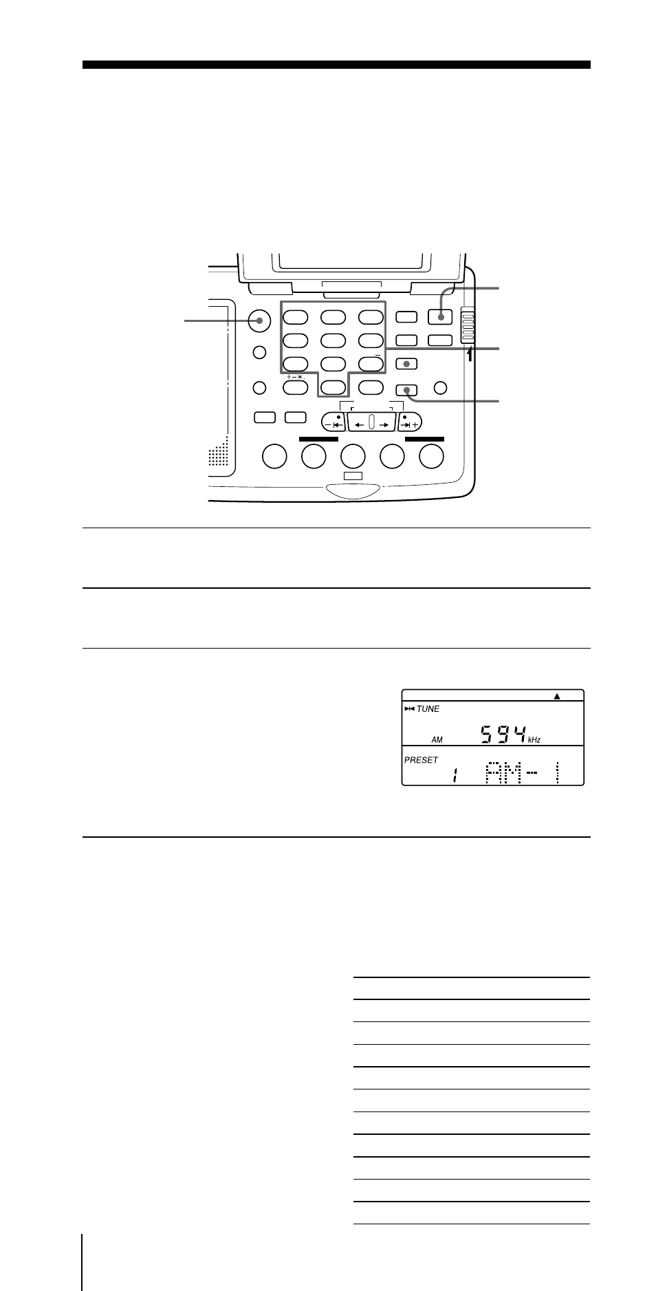 Verwendung des stationsspeichers, Verwendung der sw station call, Speichern von sendern | Die verschiedenen abstimmverfahren (fortsetzung), Radiobetrieb, Power on/off fm/am enter, Ziffern- tasten | Sony ICF-SW07 User Manual | Page 22 / 252
