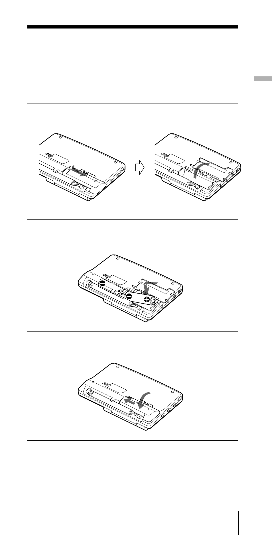 Voedingsbronnen, Werking op batterijen | Sony ICF-SW07 User Manual | Page 59 / 252