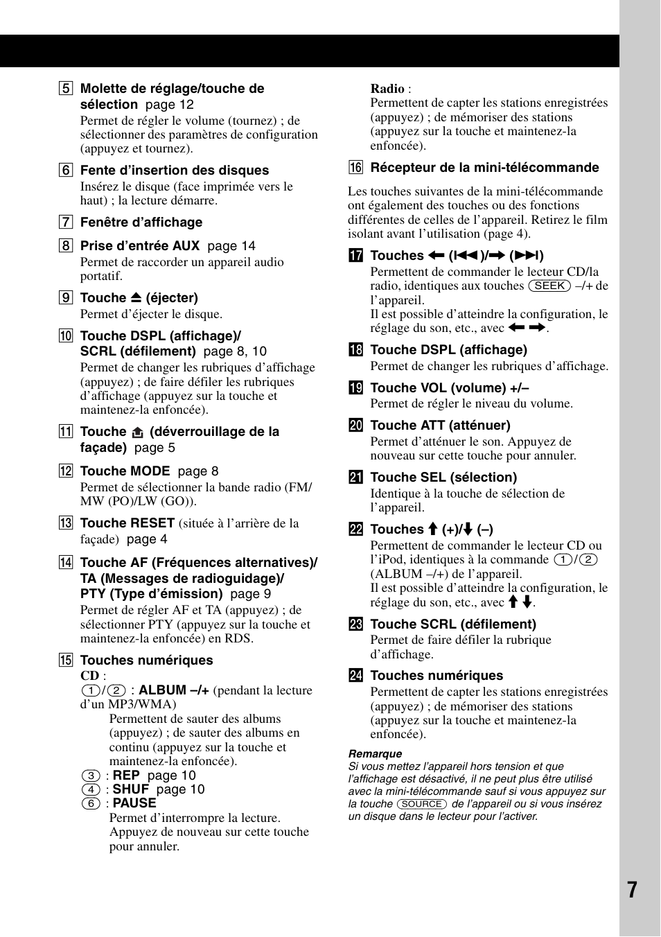 Sony CDX-GT383A User Manual | Page 47 / 104