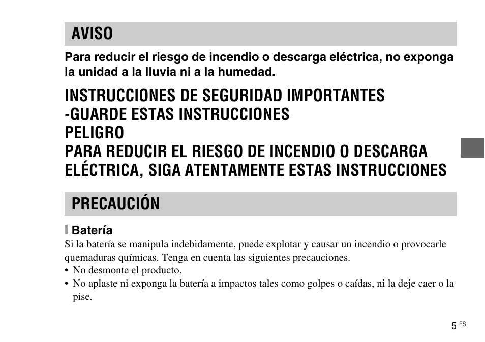 Aviso precaución | Sony DSC-WX220 User Manual | Page 107 / 499