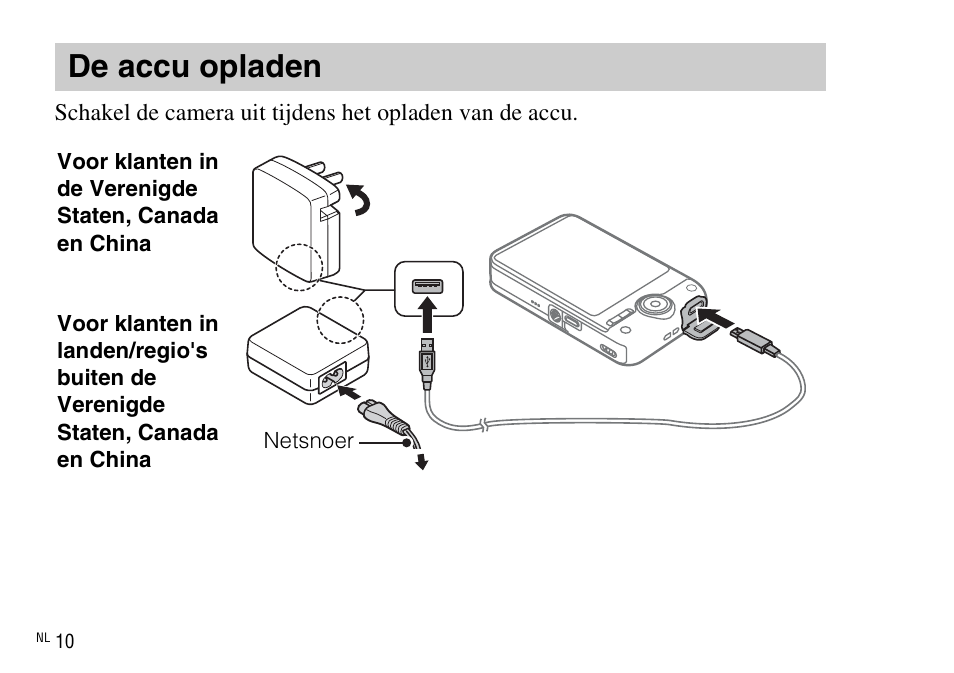 De accu opladen | Sony DSC-WX220 User Manual | Page 212 / 499