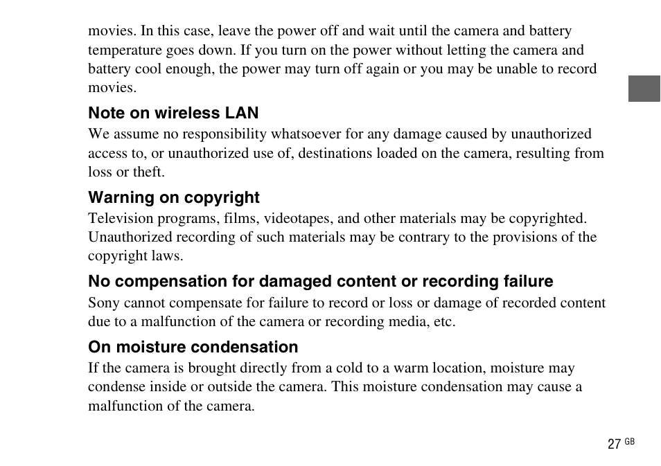 Sony DSC-WX220 User Manual | Page 27 / 499