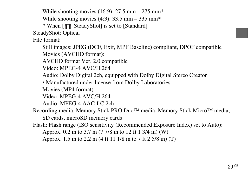 Sony DSC-WX220 User Manual | Page 29 / 499