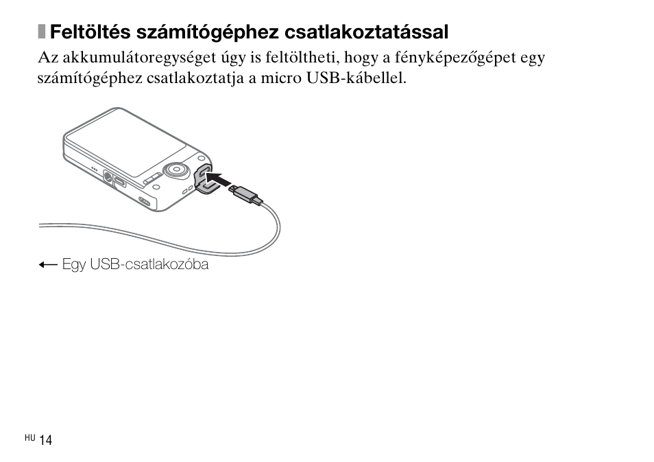 Xfeltöltés számítógéphez csatlakoztatással | Sony DSC-WX220 User Manual | Page 312 / 499