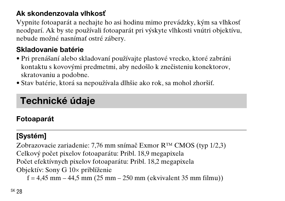 Technické údaje | Sony DSC-WX220 User Manual | Page 362 / 499