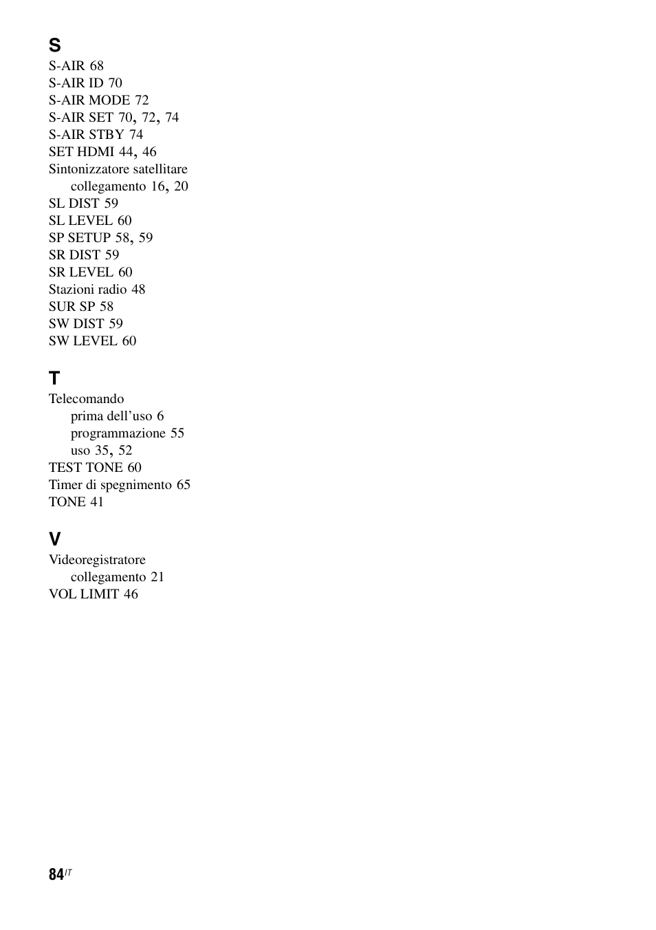 Sony HT-IS100 User Manual | Page 254 / 256