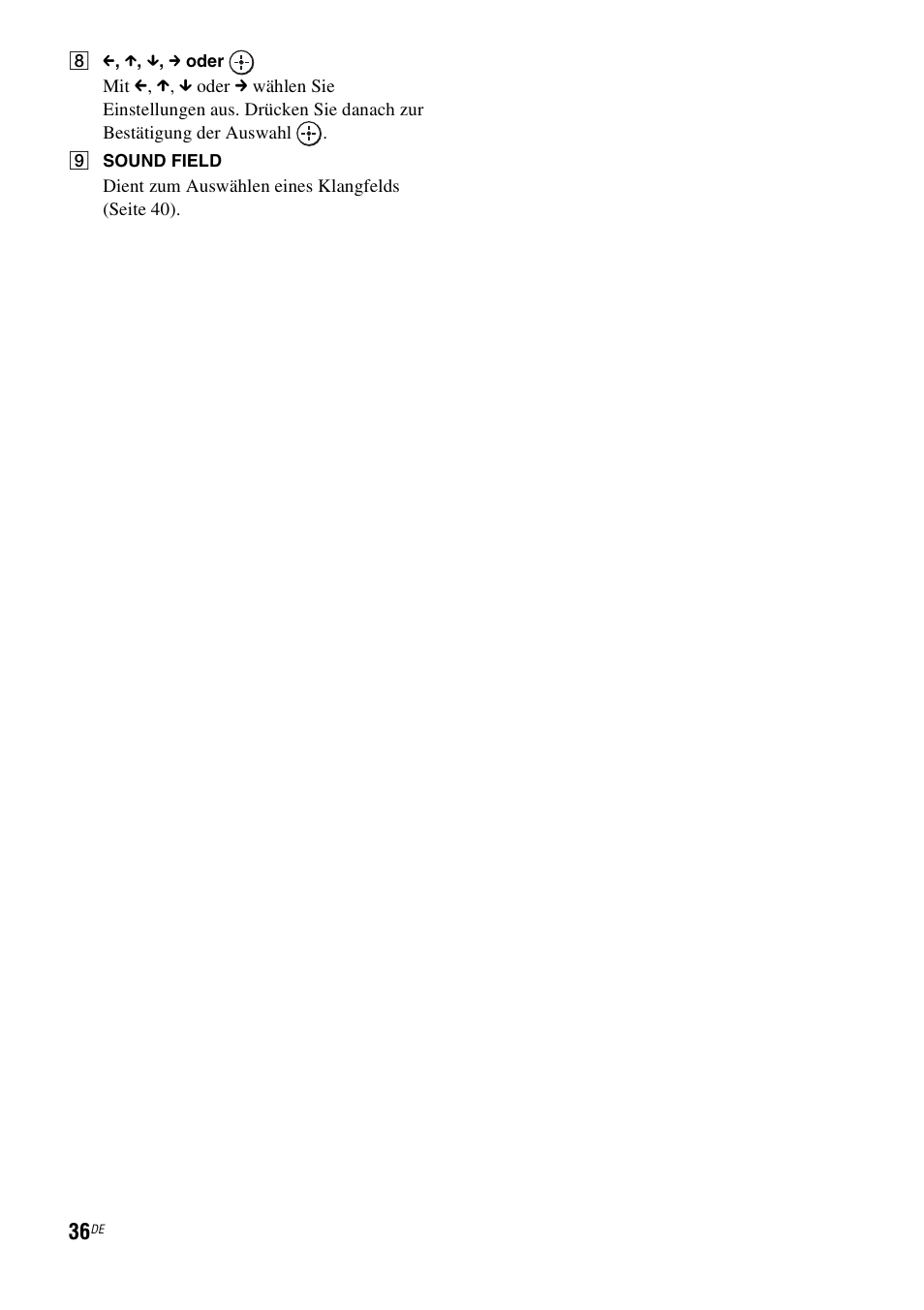 Sony HT-IS100 User Manual | Page 36 / 256