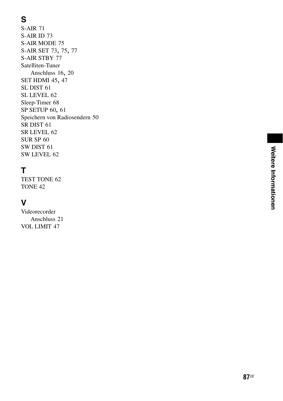 Sony HT-IS100 User Manual | Page 87 / 256