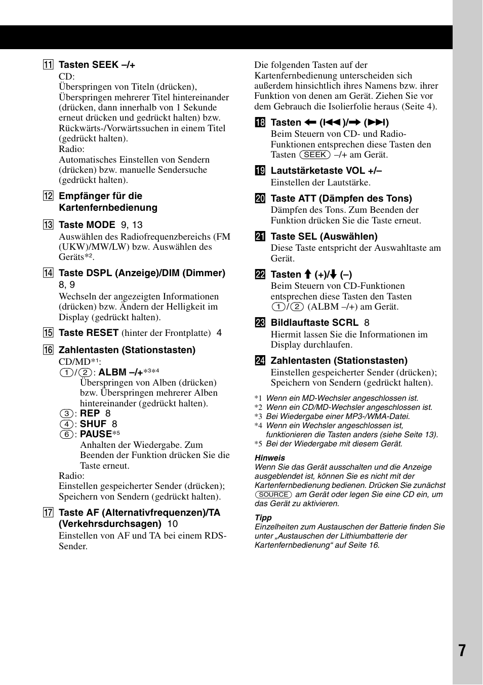 Sony CDX-GT310 User Manual | Page 25 / 96