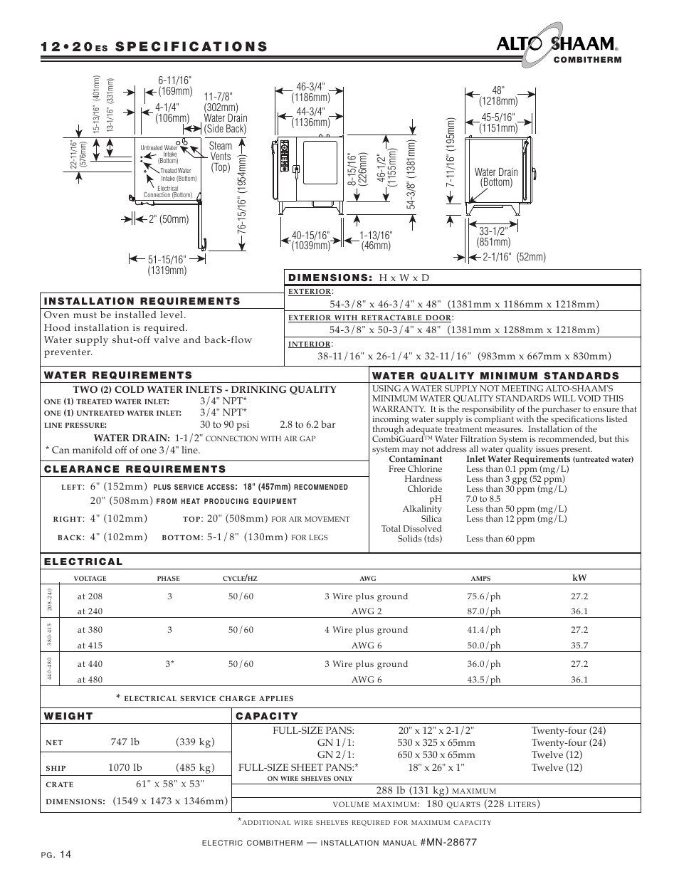 Alto-Shaam 10.18 User Manual | Page 16 / 36