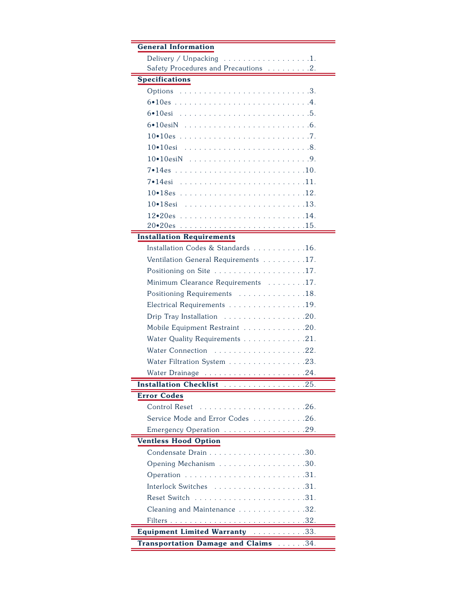 Alto-Shaam 10.18 User Manual | Page 2 / 36