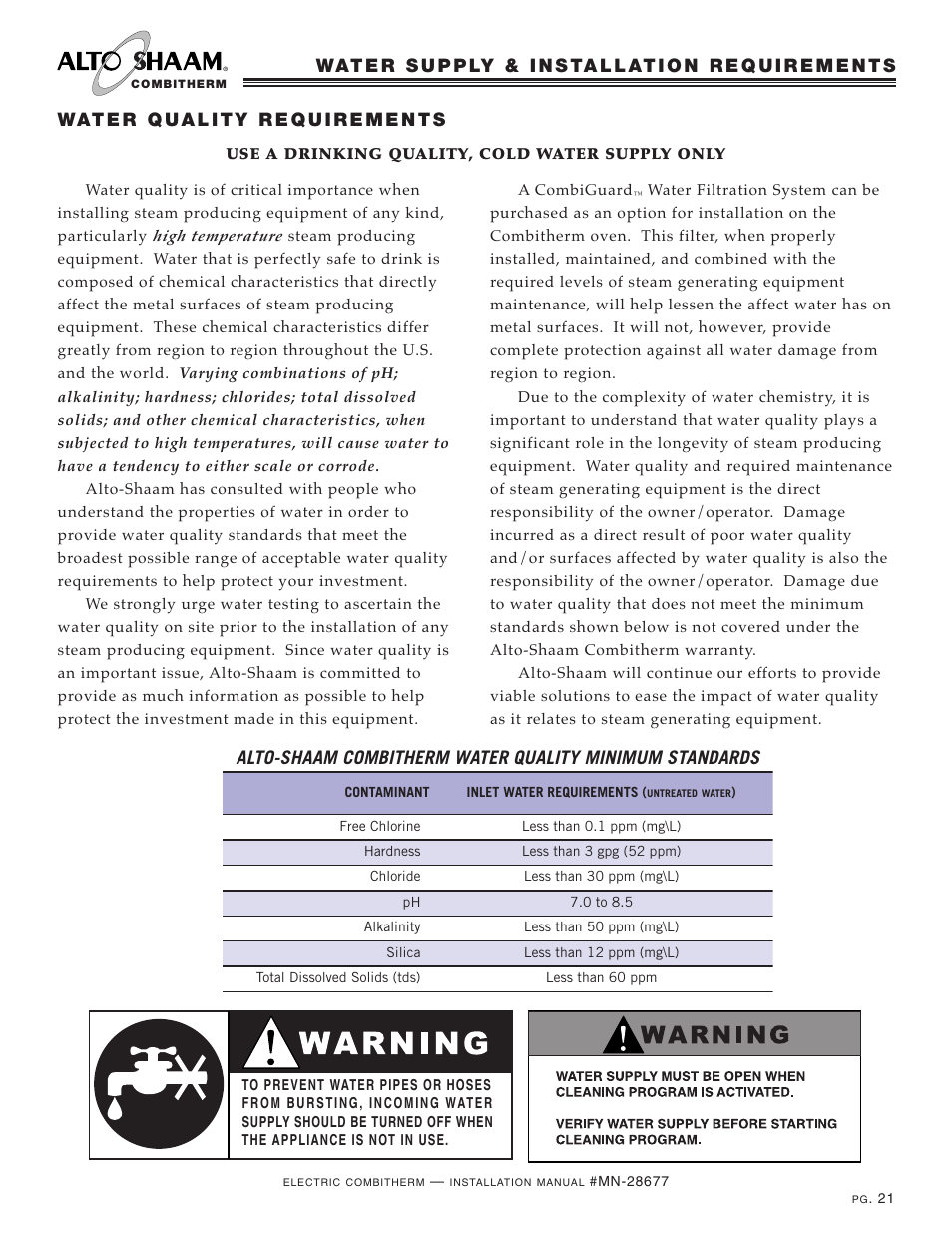 Alto-Shaam 10.18 User Manual | Page 23 / 36