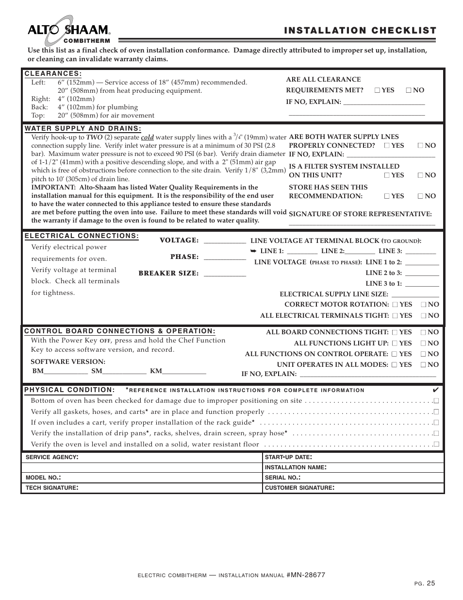 Alto-Shaam 10.18 User Manual | Page 27 / 36