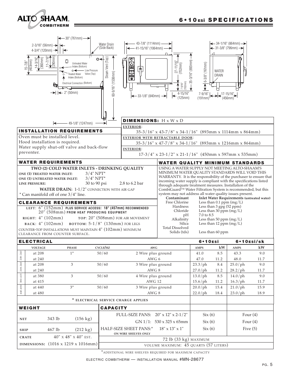 Alto-Shaam 10.18 User Manual | Page 7 / 36
