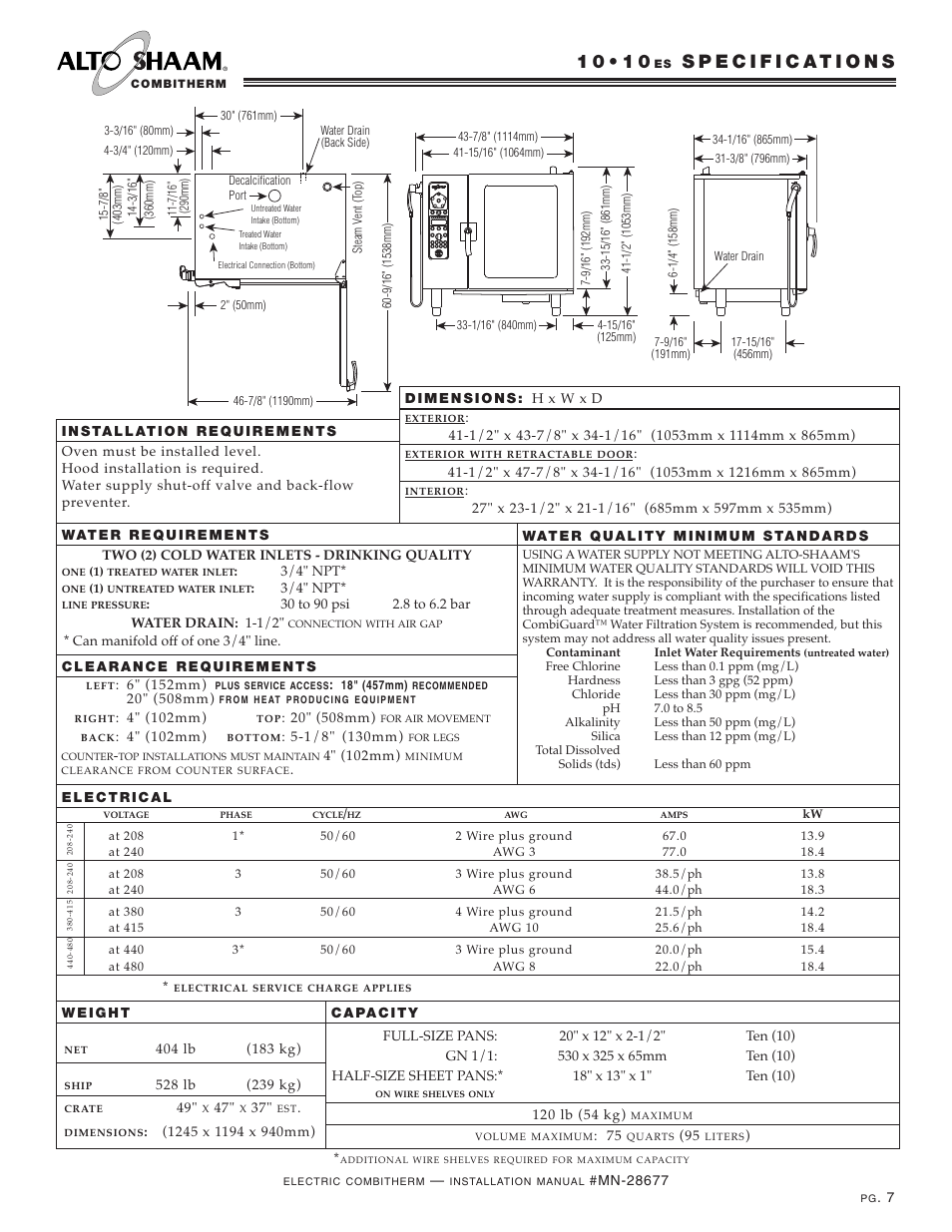 Alto-Shaam 10.18 User Manual | Page 9 / 36
