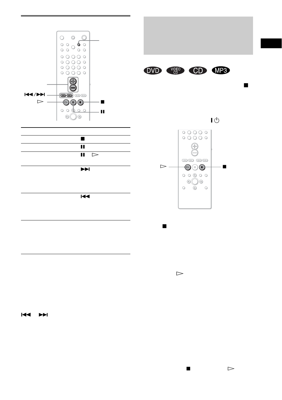 Resume play), De weergave hervatten vanaf het punt, Waar u de disc hebt gestopt (resume play) | Bijkomende handelingen, Dis cs afsp ele n | Sony DAV-EA20 User Manual | Page 105 / 240
