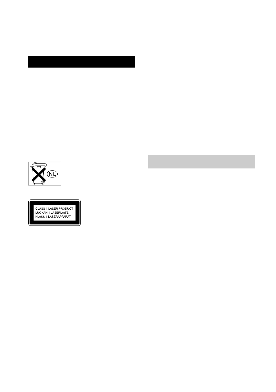 Complimenti, Attenzione | Sony DAV-EA20 User Manual | Page 160 / 240