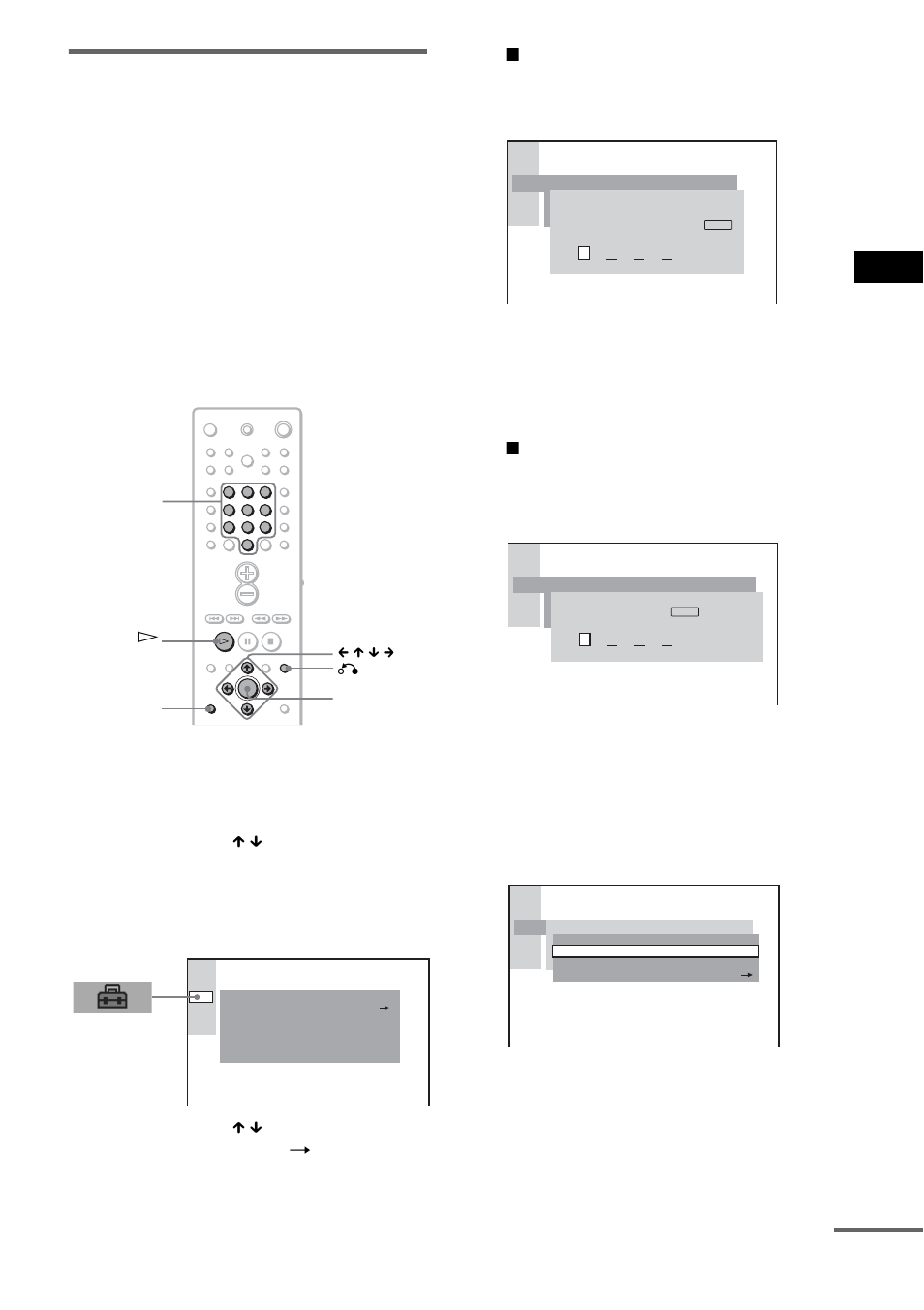 We ite re fu nktio n en, Das setup-menü erscheint, Benutzereinstellungen“ wird angezeigt | Die anzeige zum eingeben des kennworts erscheint | Sony DAV-EA20 User Manual | Page 51 / 240