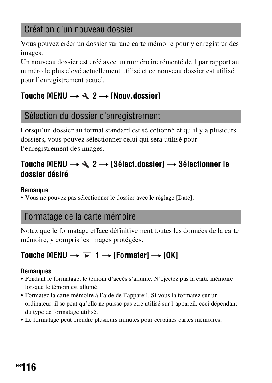 Sony DSLR-A290 User Manual | Page 116 / 343