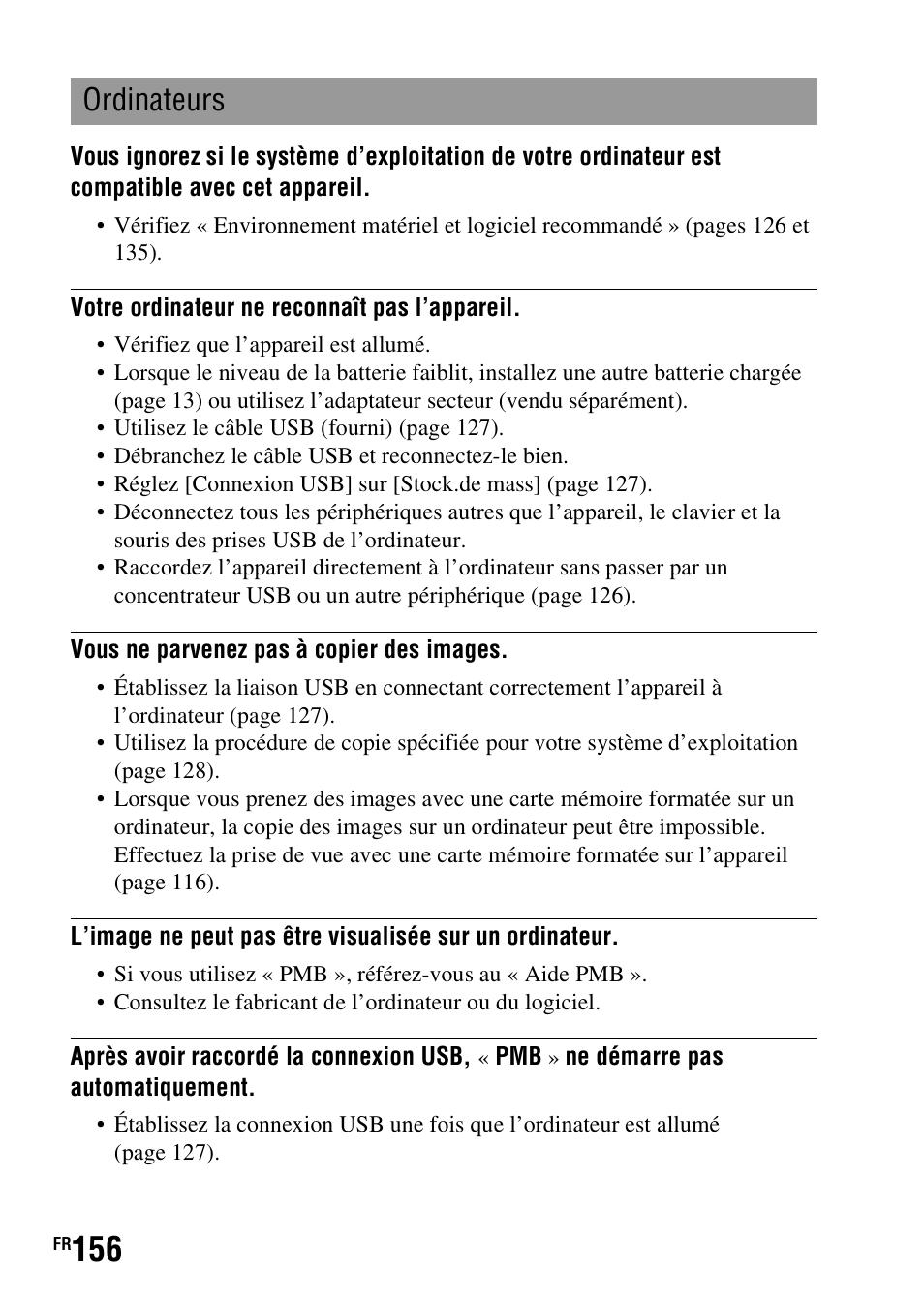 Ordinateurs | Sony DSLR-A290 User Manual | Page 156 / 343