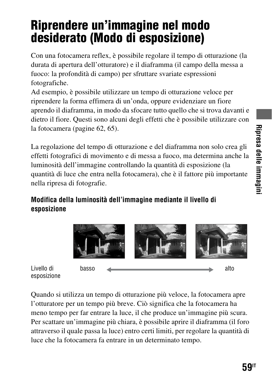 Esposizione) | Sony DSLR-A290 User Manual | Page 227 / 343