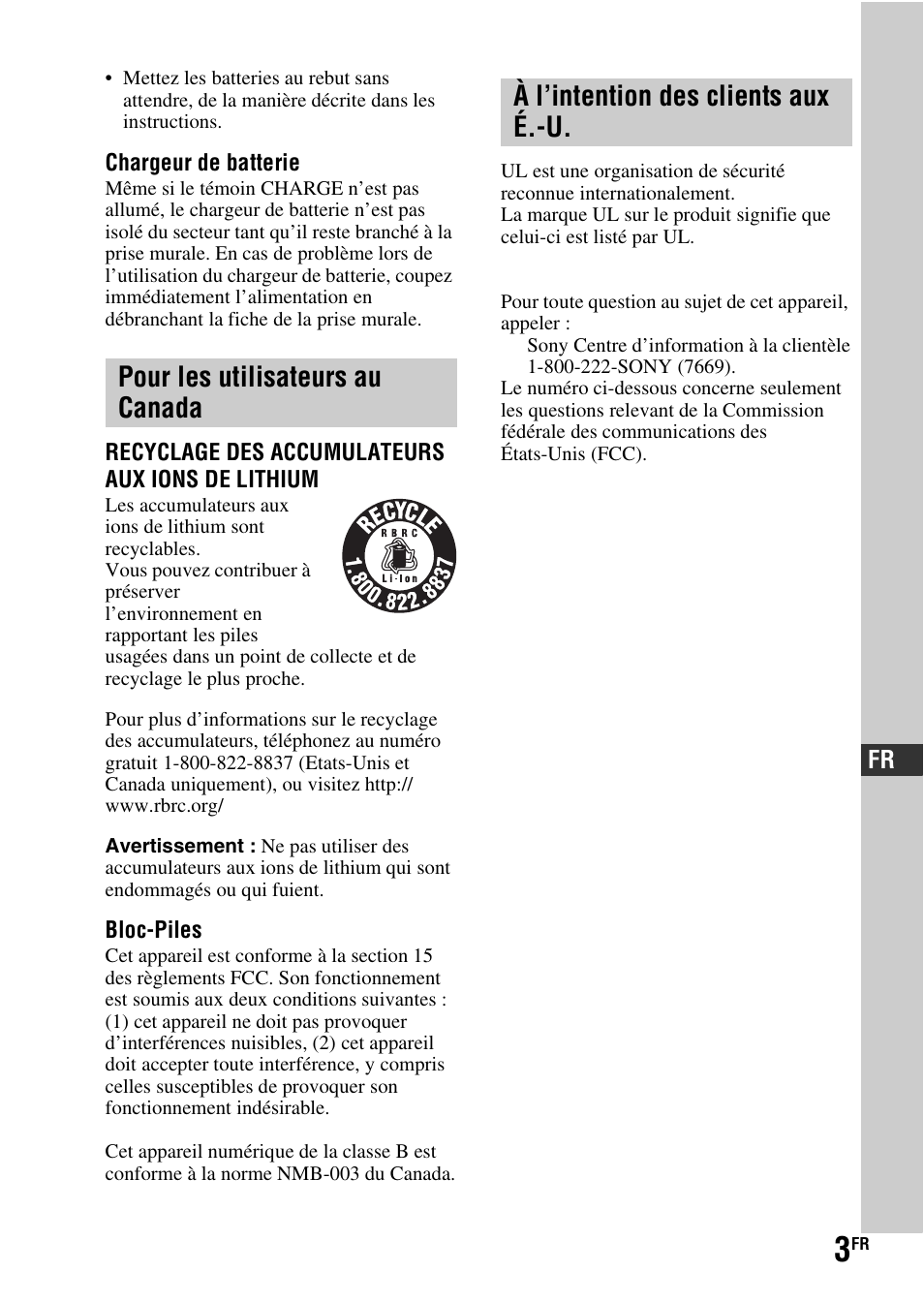 Sony DSLR-A290 User Manual | Page 3 / 343