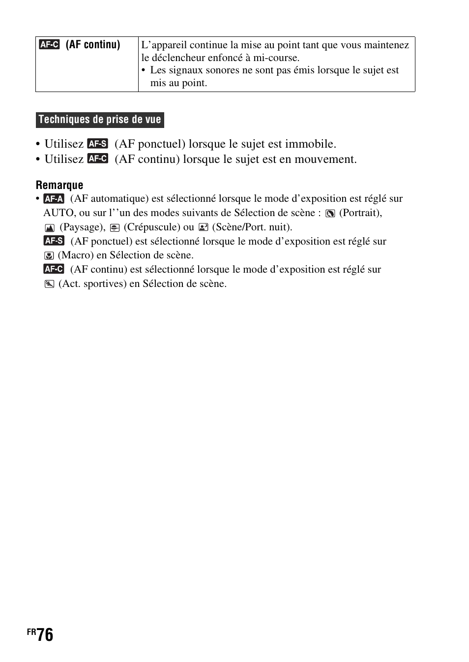 Sony DSLR-A290 User Manual | Page 76 / 343