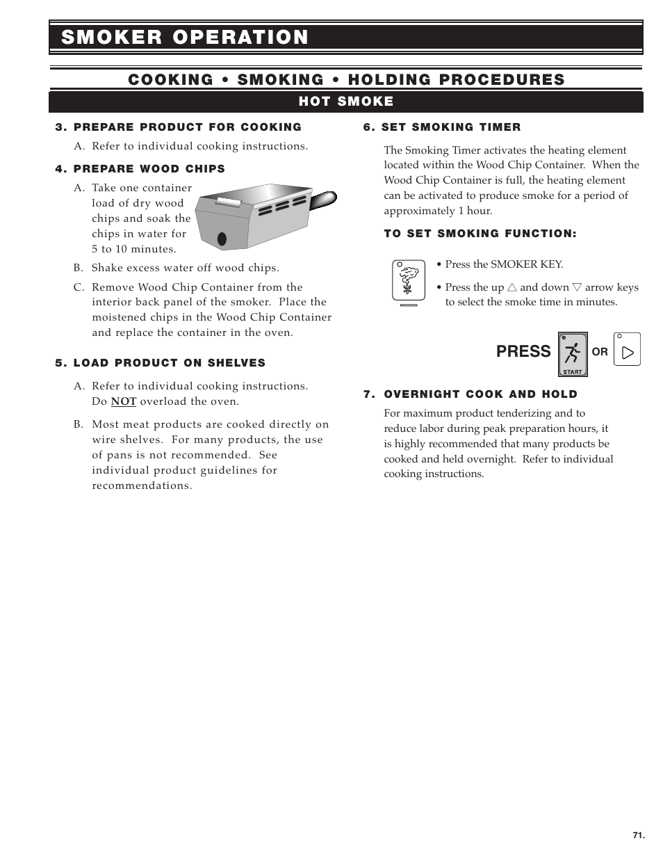 Press | Alto-Shaam MN-28656 User Manual | Page 73 / 91