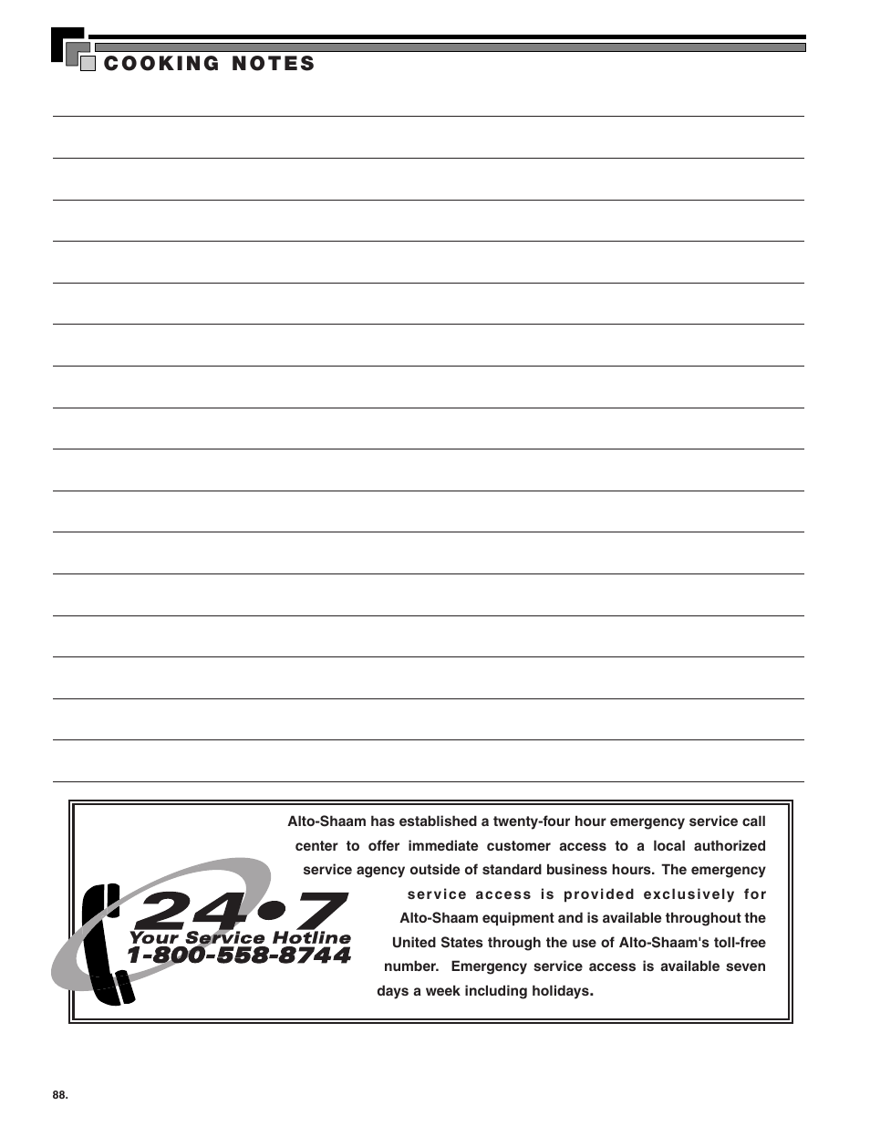 Alto-Shaam MN-28656 User Manual | Page 90 / 91