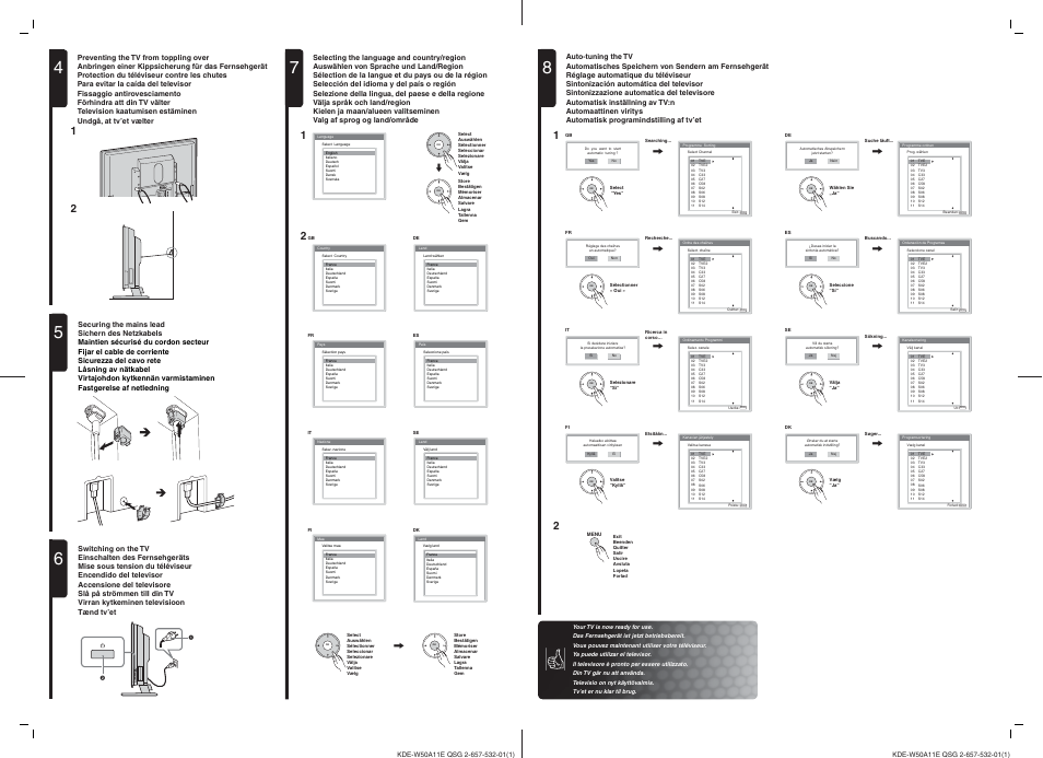 Sony KDE-W50A11E User Manual | Page 2 / 2