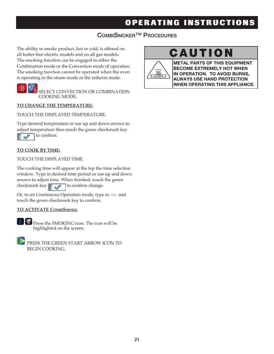 Alto-Shaam COMBITHERM 20.20ESG User Manual | Page 24 / 107