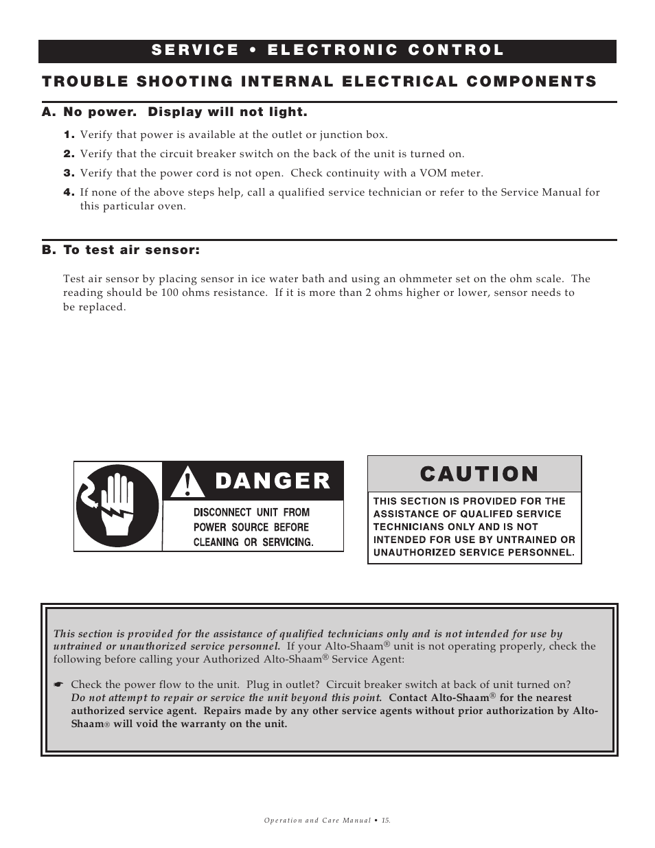 Alto-Shaam 500-E User Manual | Page 16 / 24