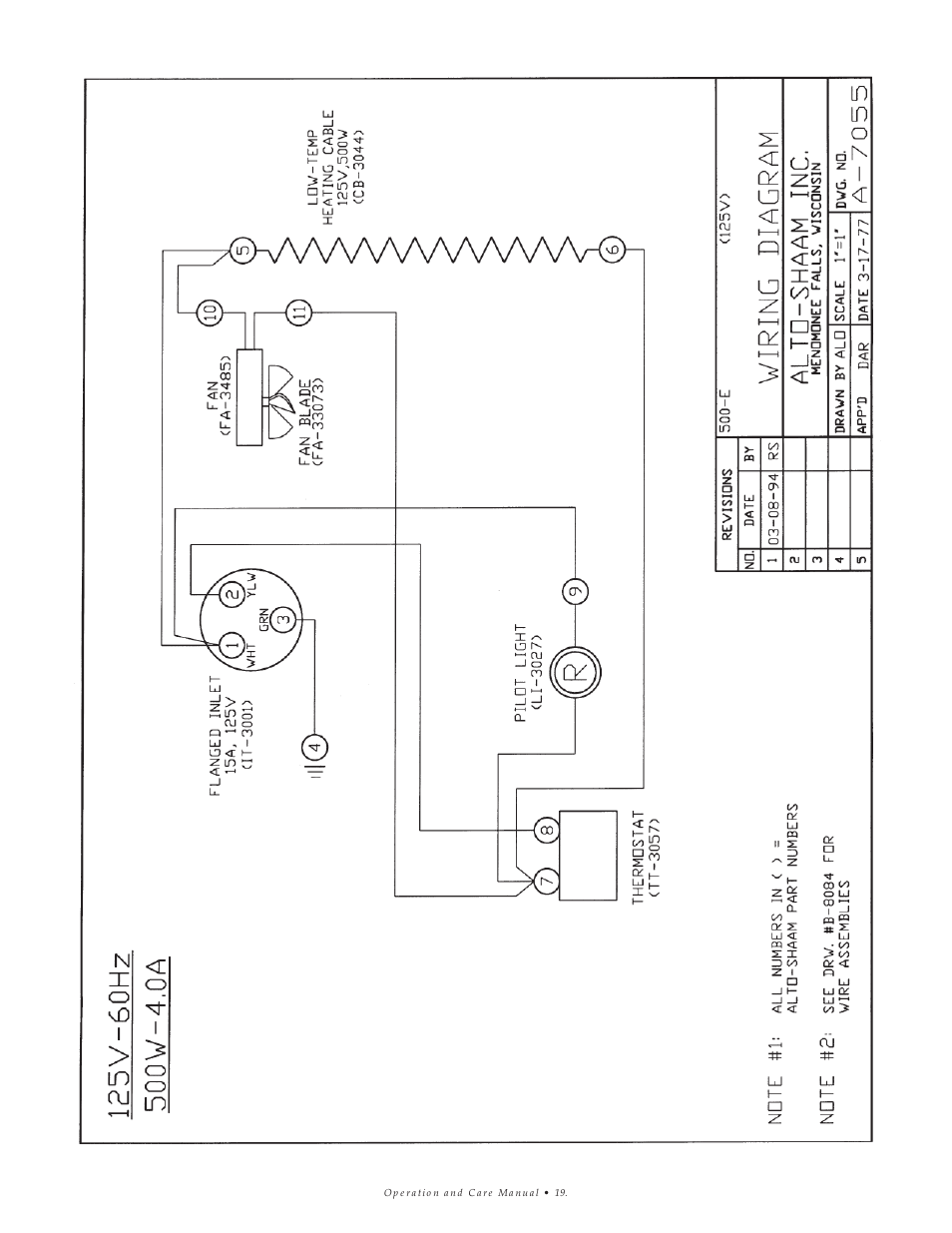 Alto-Shaam 500-E User Manual | Page 20 / 24