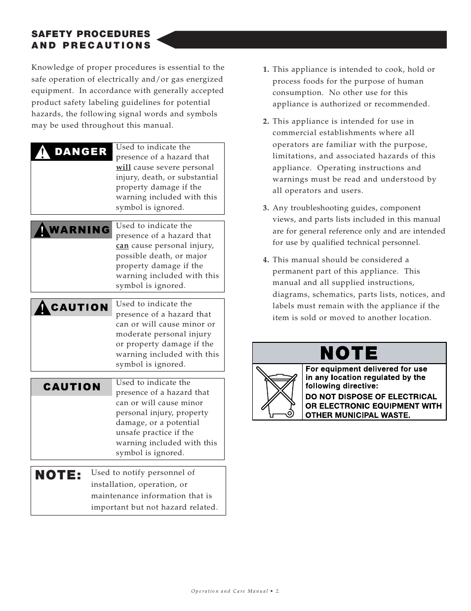 Alto-Shaam 500-E User Manual | Page 3 / 24