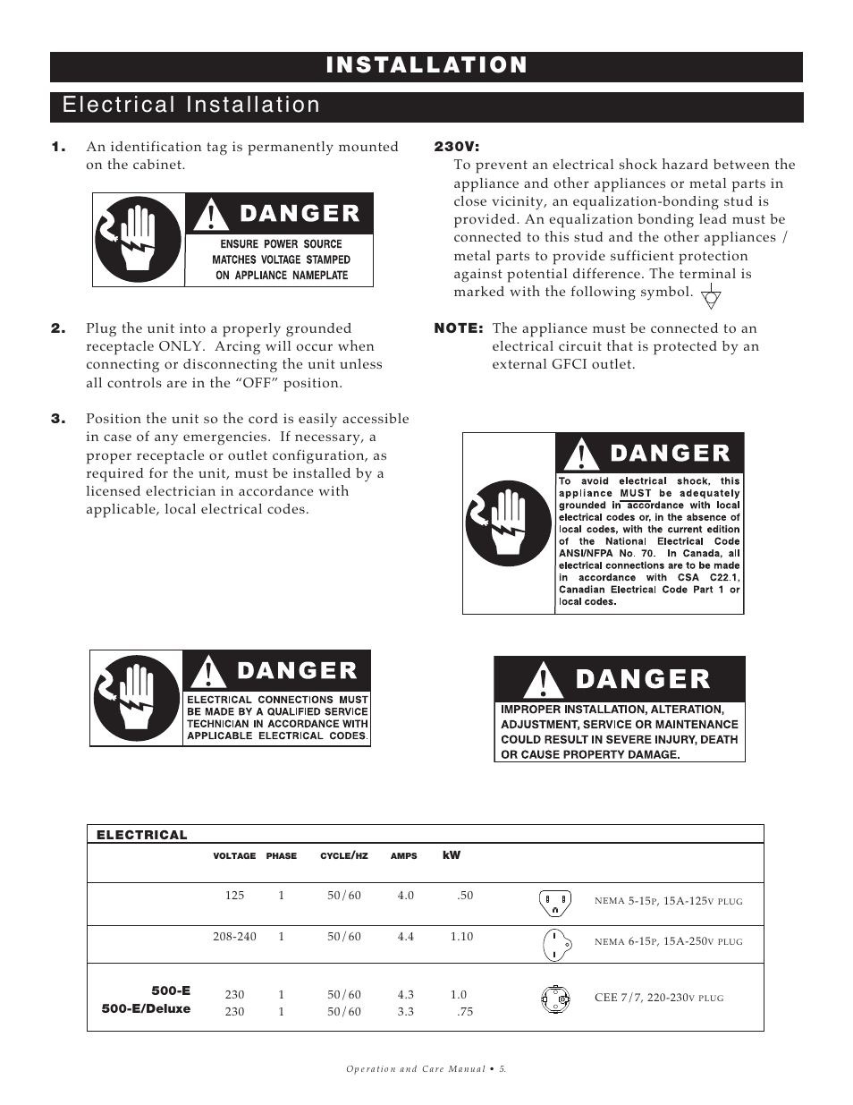 Alto-Shaam 500-E User Manual | Page 6 / 24