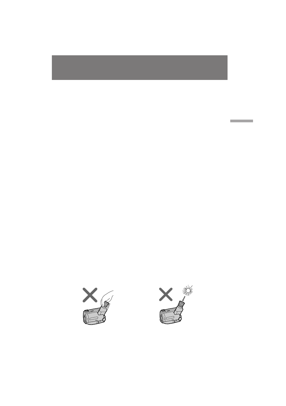 Suggerimenti per riprese migliori, Tips für bessere aufnahmen | Sony CCD-TR501E User Manual | Page 17 / 88