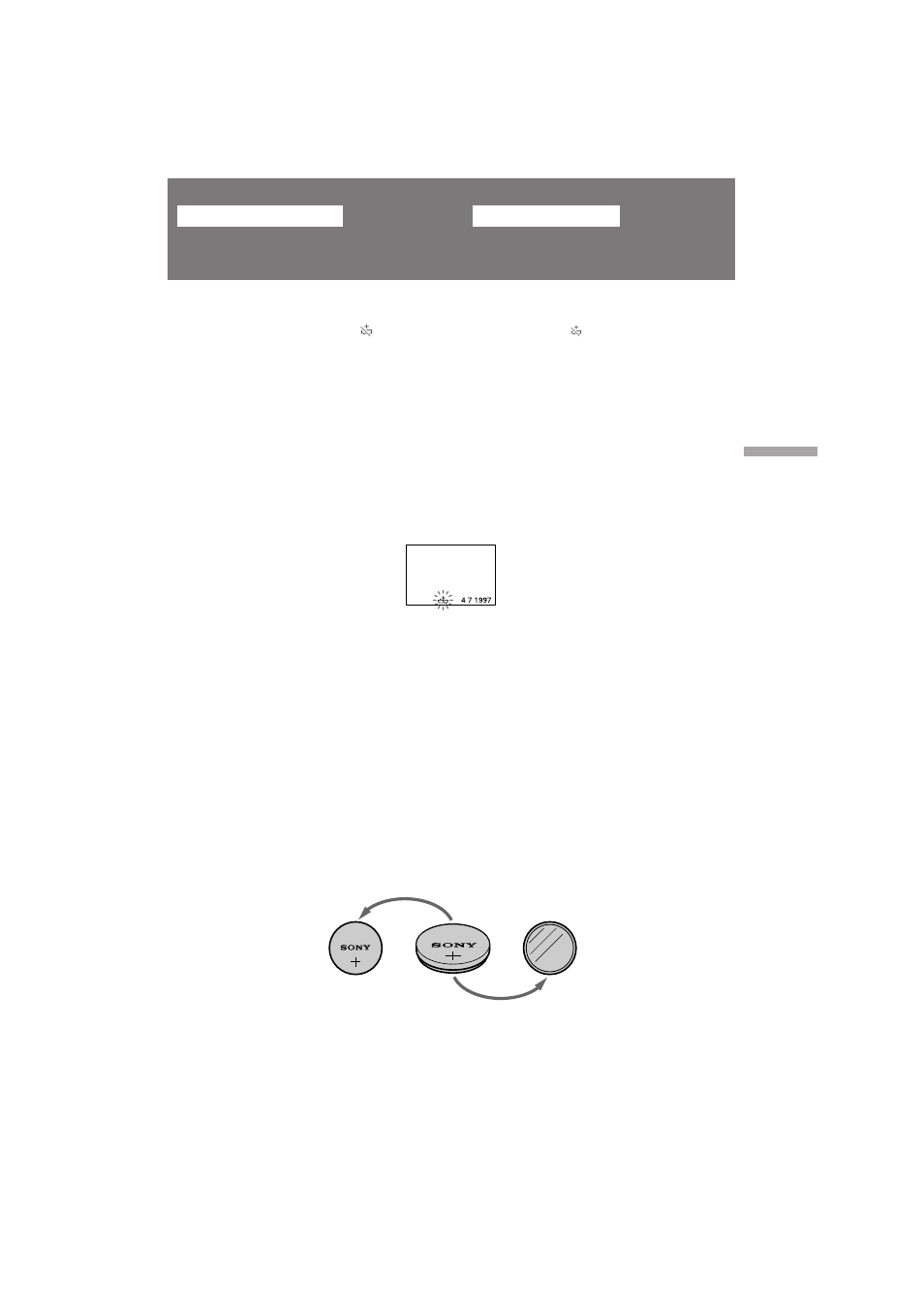 Auswechseln der lithiumbatterie des camcorders, Sostituzione della pila al litio della videocamera | Sony CCD-TR501E User Manual | Page 49 / 88