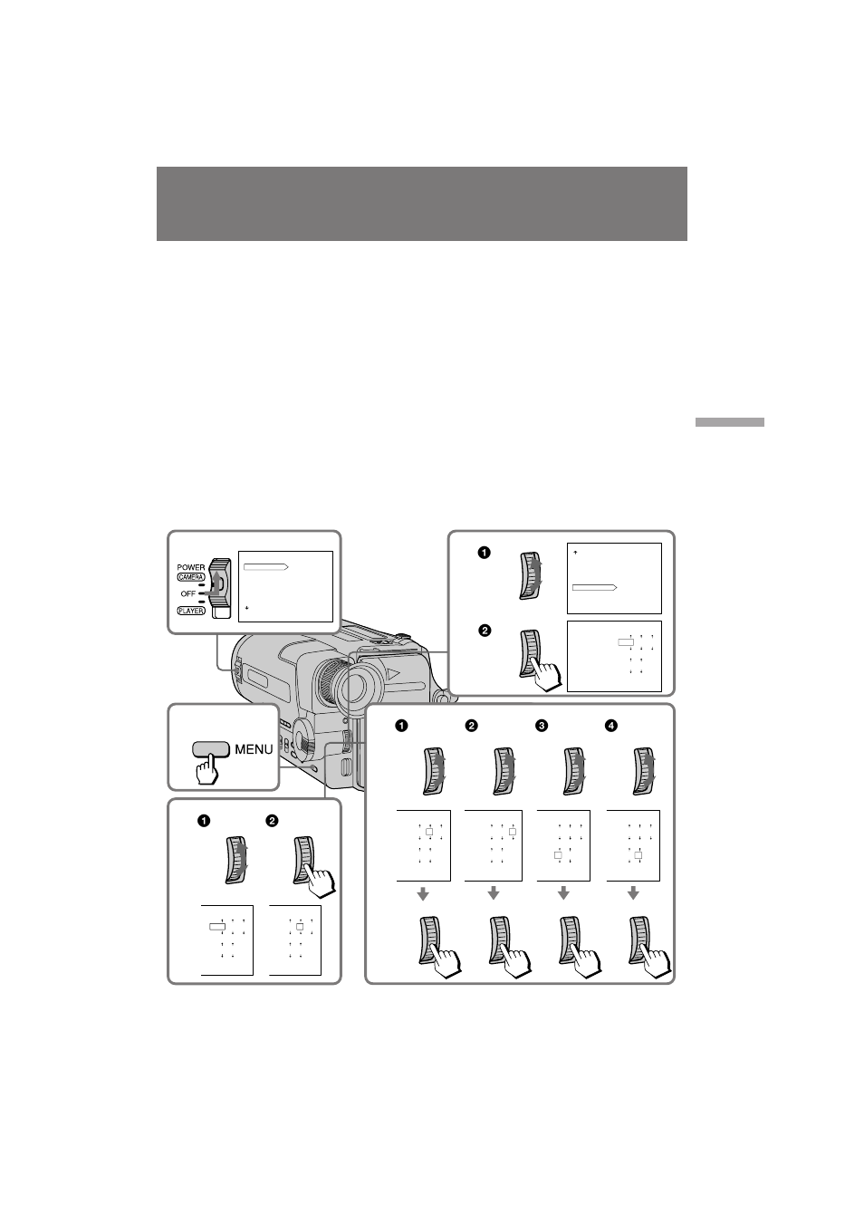 Einstellen von datum und uhrzeit, Regolazione della data e dellﾕorario, Regolazione della data e dell’orario | Sony CCD-TR501E User Manual | Page 51 / 88