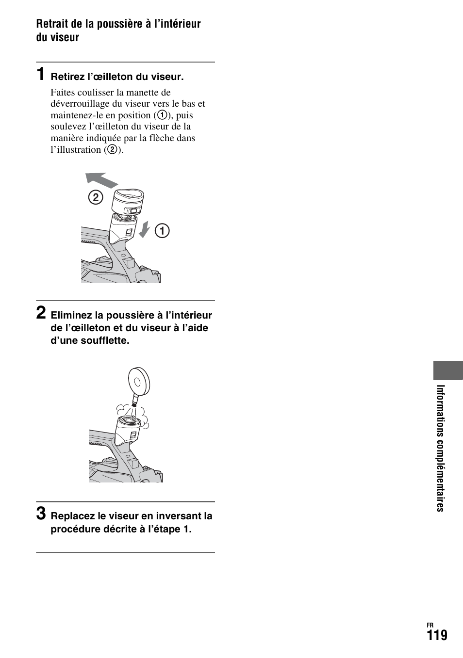 Sony HDR-FX1000E User Manual | Page 119 / 271