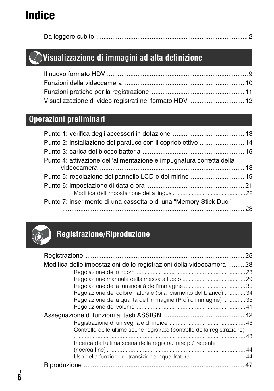 Indice | Sony HDR-FX1000E User Manual | Page 140 / 271