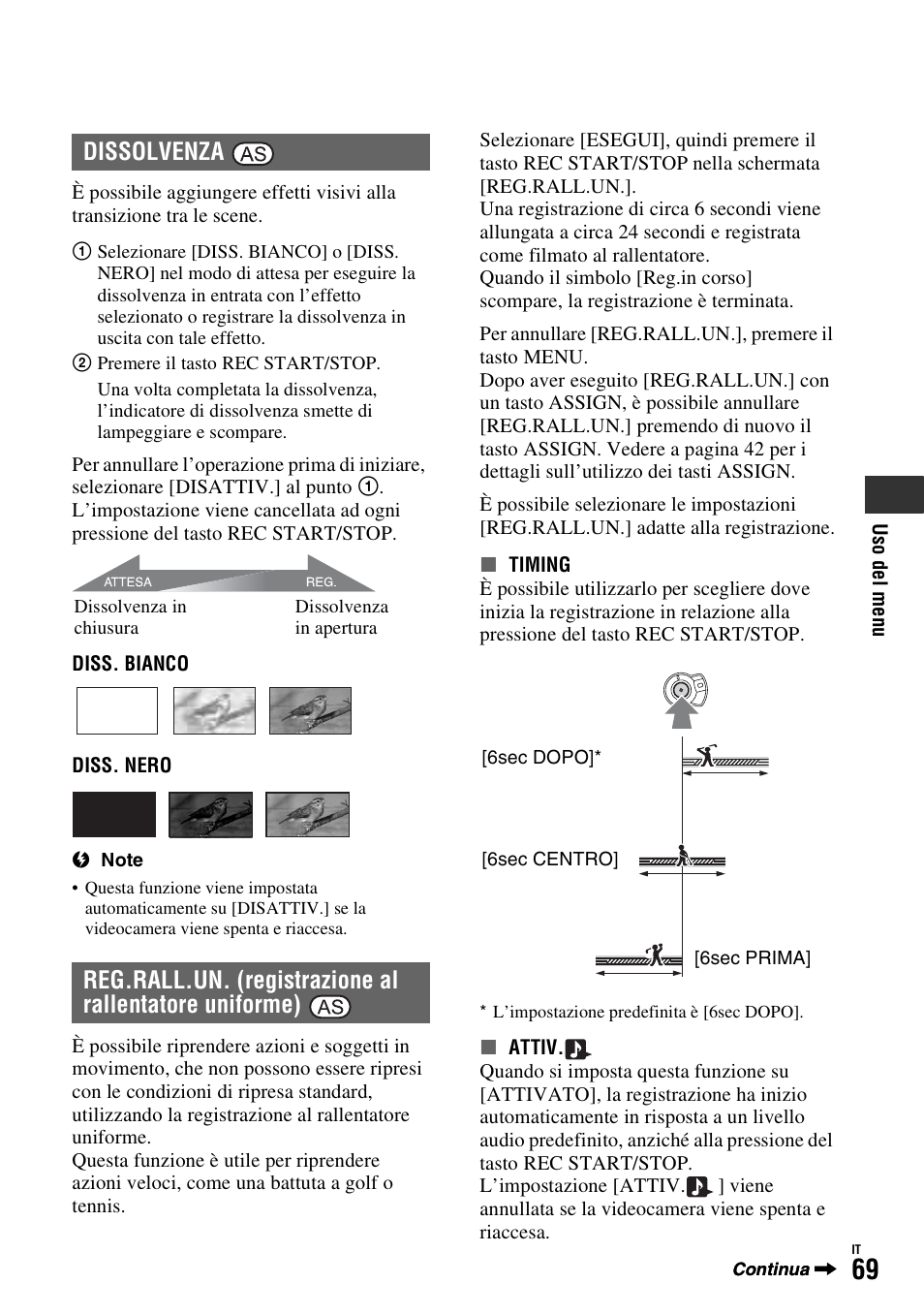 P. 69, P. 69) | Sony HDR-FX1000E User Manual | Page 203 / 271