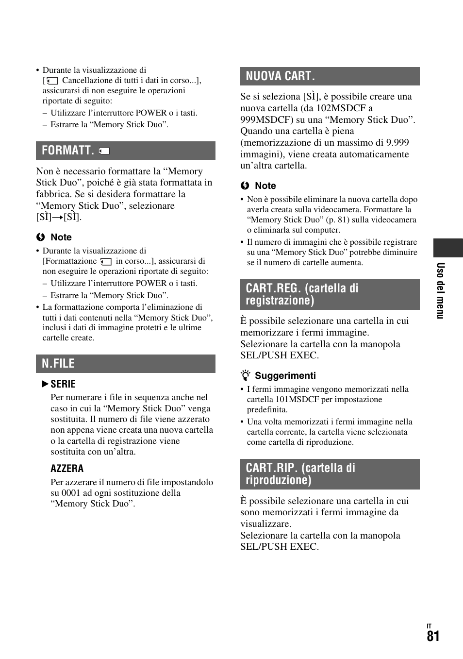 Sony HDR-FX1000E User Manual | Page 215 / 271