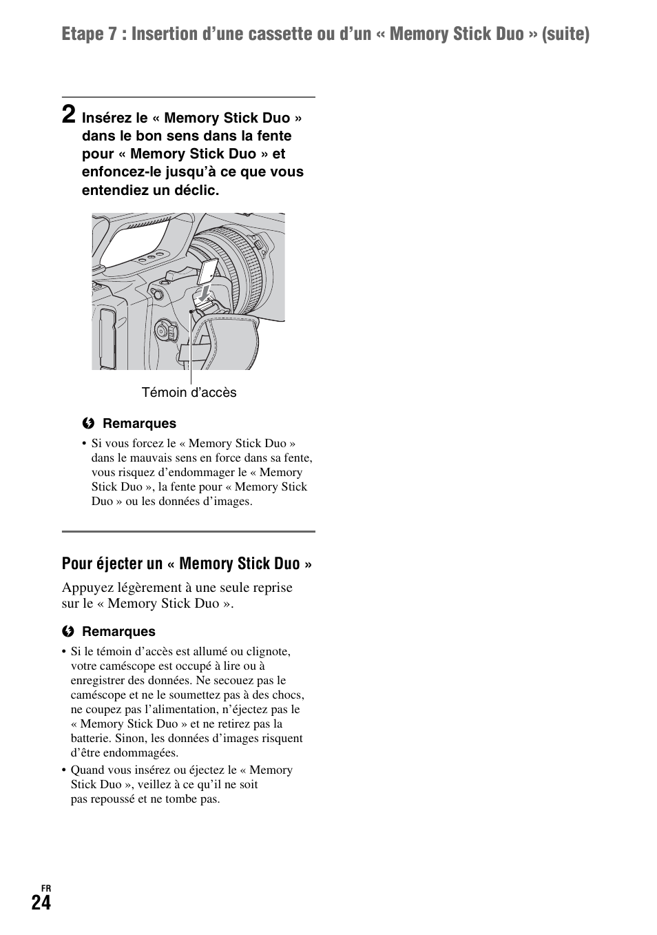 Sony HDR-FX1000E User Manual | Page 24 / 271