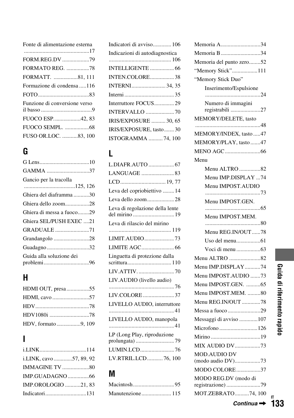Sony HDR-FX1000E User Manual | Page 267 / 271
