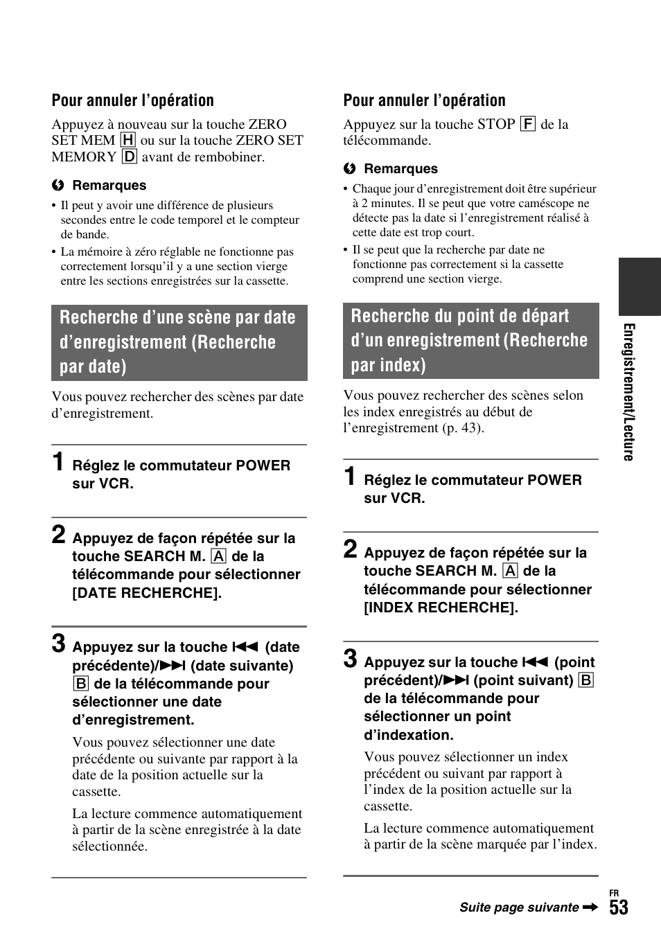 P. 53) | Sony HDR-FX1000E User Manual | Page 53 / 271
