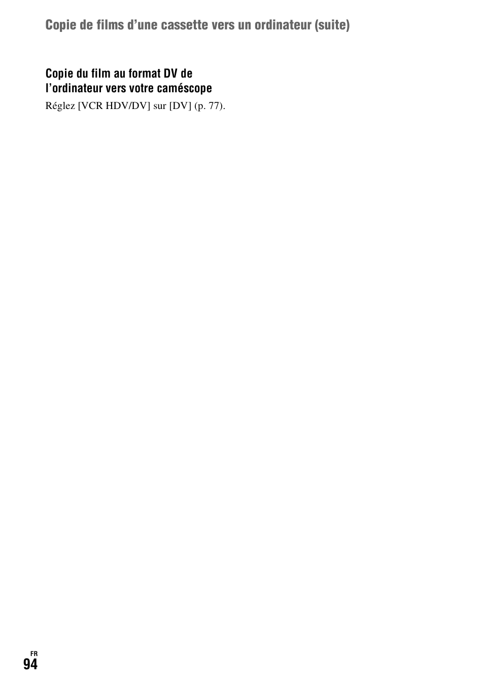 Sony HDR-FX1000E User Manual | Page 94 / 271