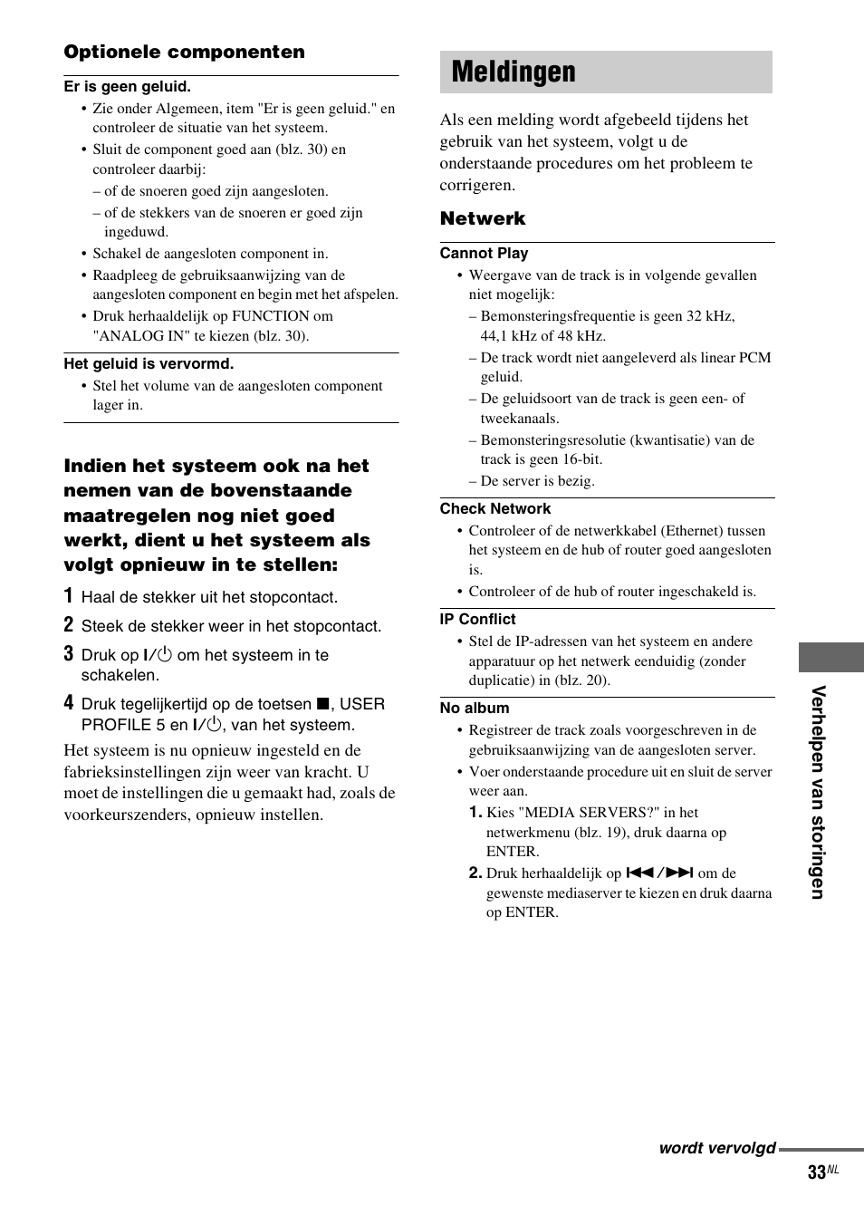 Meldingen | Sony NAS-CZ1 User Manual | Page 191 / 435